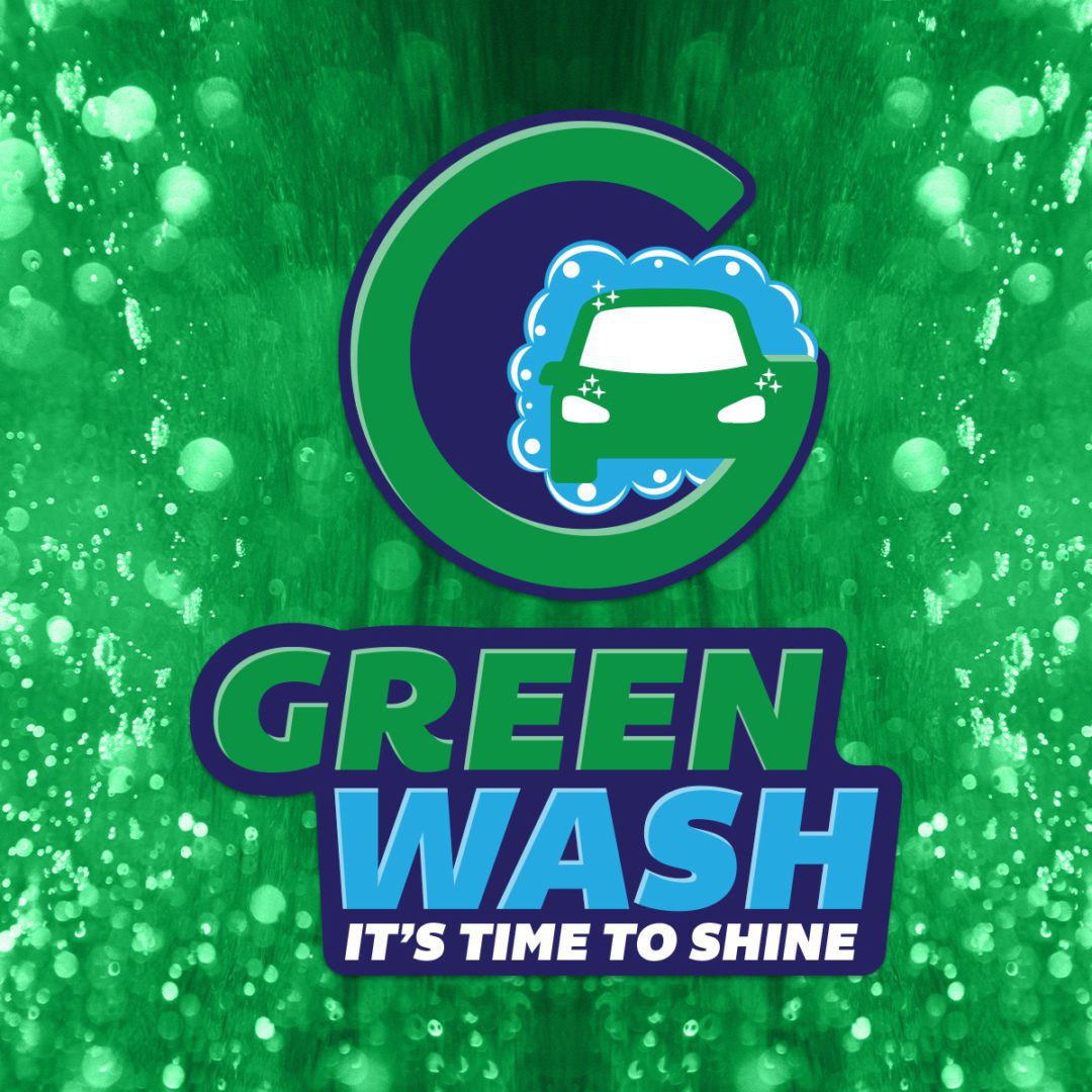 Green Wash Logo Design